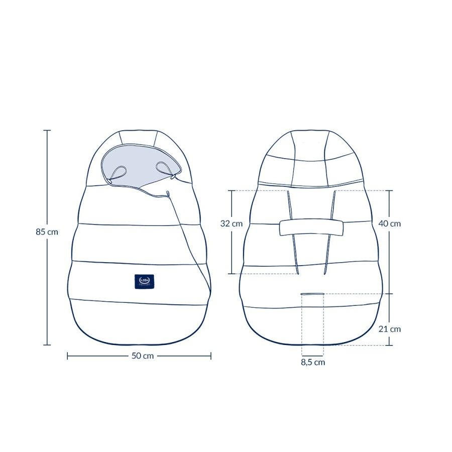 La Millou Śpiworek do Wózka Baby Multi FRENCH LAVENDER