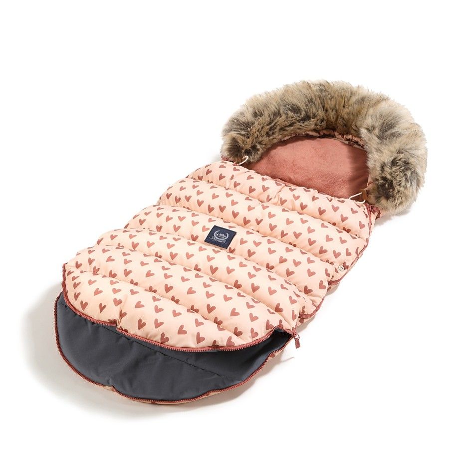 La Millou Śpiworek do Wózka Uni Multi HEARTBEAT PINK
