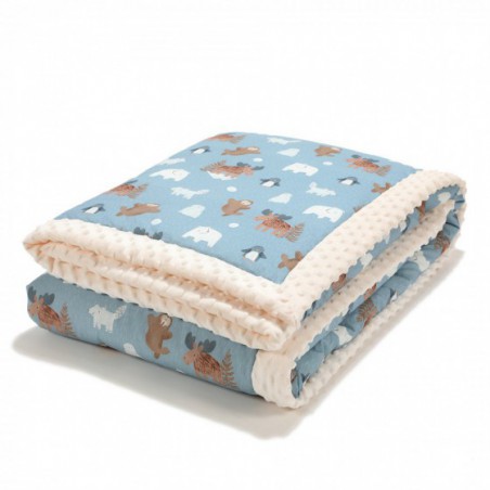 La Millou ARCTIC FRIENDS Minky warme Decke – XL