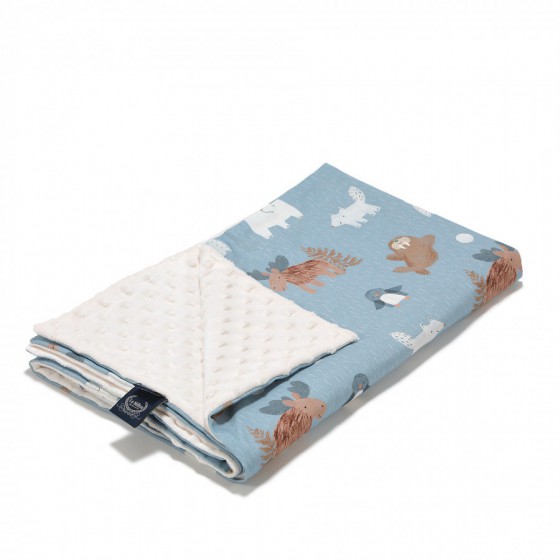 La Millou ARCTIC FRIENDS Leichte Minky-Decke – M