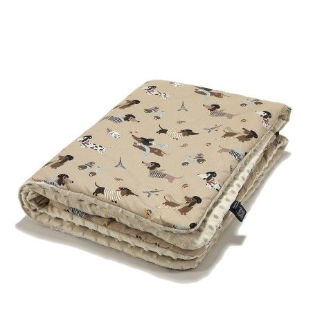 La Millou Couverture chaude minky pierre le chien - l