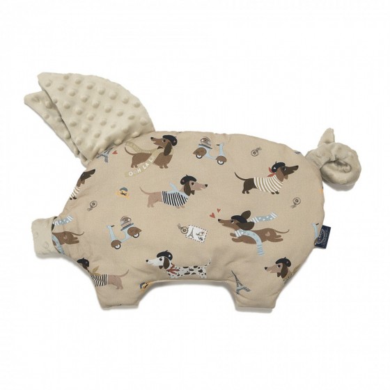 La Millou Poduszka Sleepy Pig Minky PIERRE THE DOG -