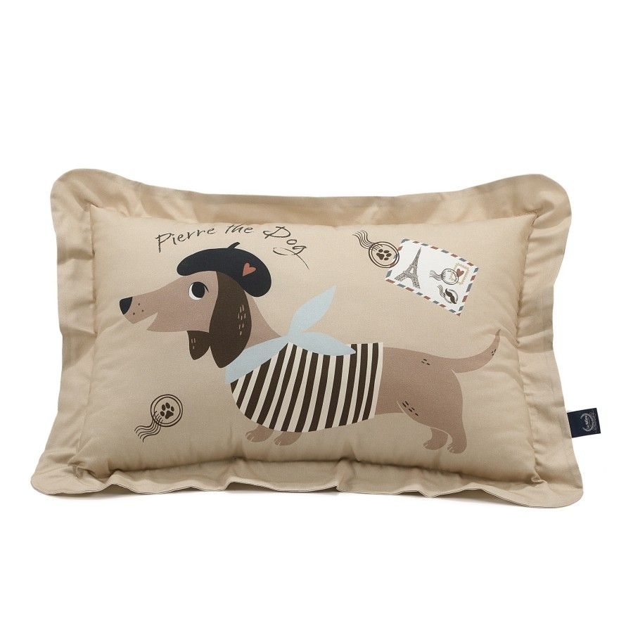 La Millou Schlafkissen aus Baumwolle PIERRE DER HUND - XL