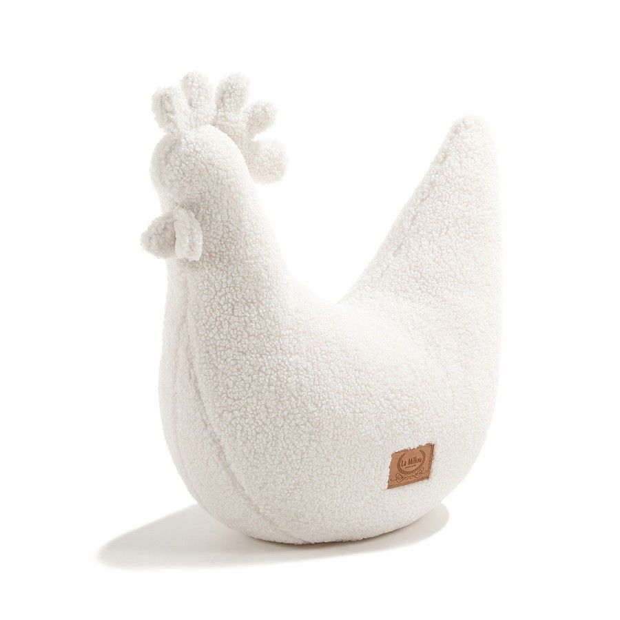 La Millou Oma Danas Teddybär-CREME-Kissen