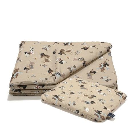 La Millou PIERRE DER HUND Baumwoll-Bettwäsche-Set – M