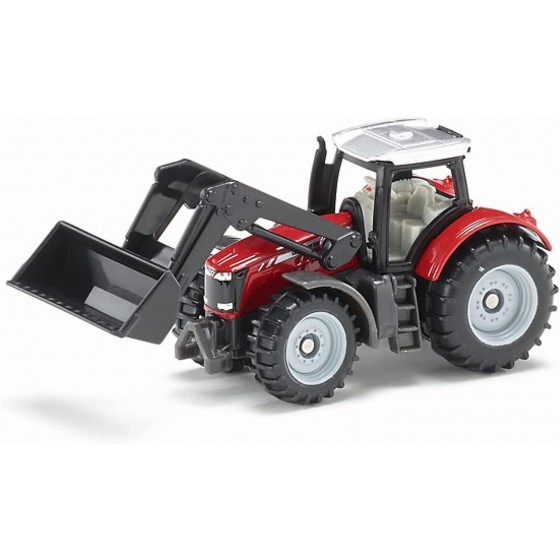 Siku 14 - Traktor Massey Ferguson z przednią ładowarką -