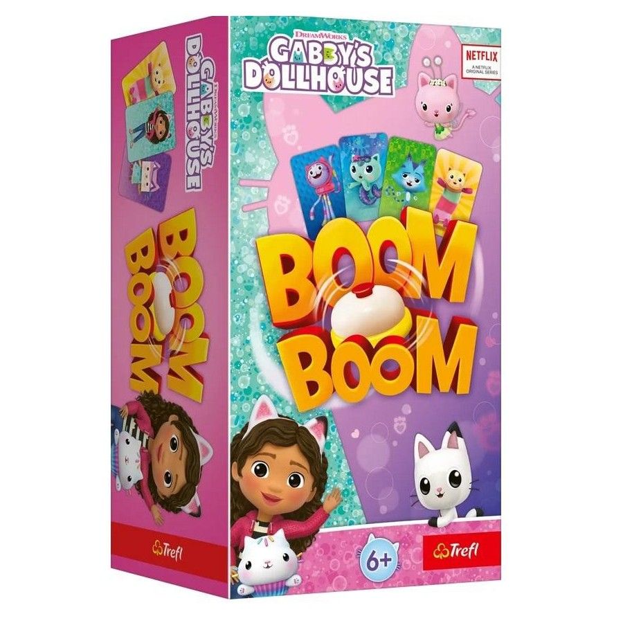 Trefl Gabis Boom Boom Katzenhaus-Familienspiel