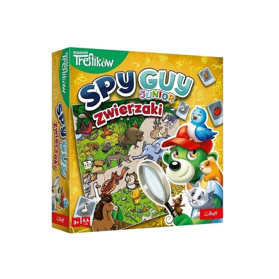 Trefl Gra rodzinna Spy Guy Junior Zwierzaki
