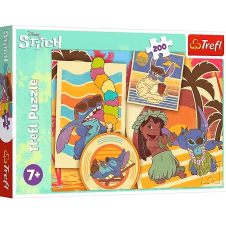 Trefl Puzzle Lilo & Stitch 200 el. Muzyczny świat Lilo & Stitch