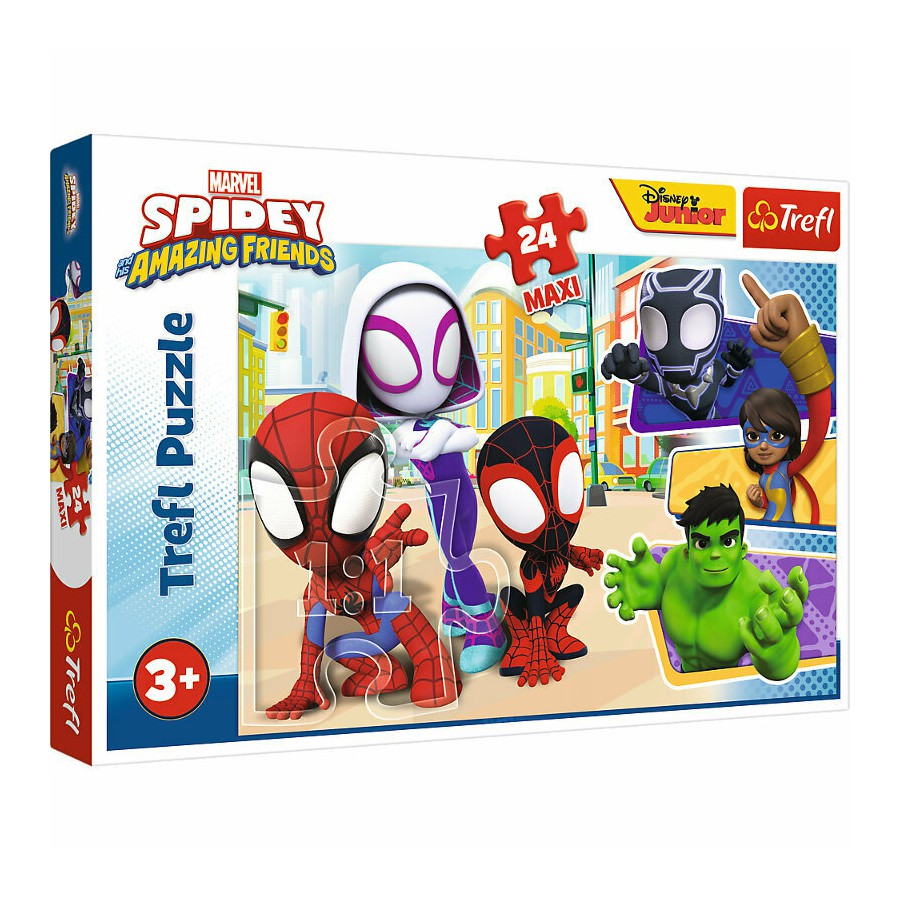 Trefl Puzzle maxi 24el. Spiday i przyjaciele - 5900511143485