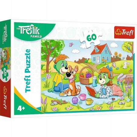 Trefl Le puzzle de la famille des clops. Les aventures de la famille Clover