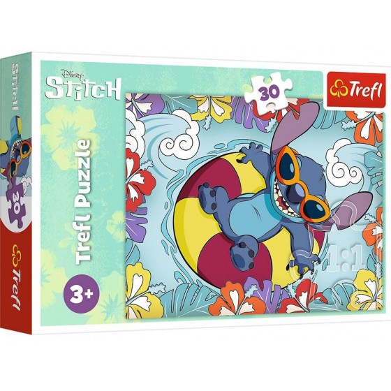 Trefl Puzzle Lilo & Stitch 30 el. Lilo i Sitch na wakacjach