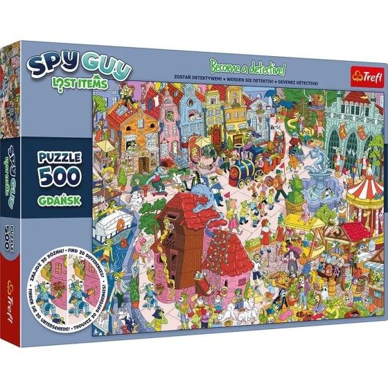 Trefl Puzzle Spy Guy ha perso oggetti 500 el. 