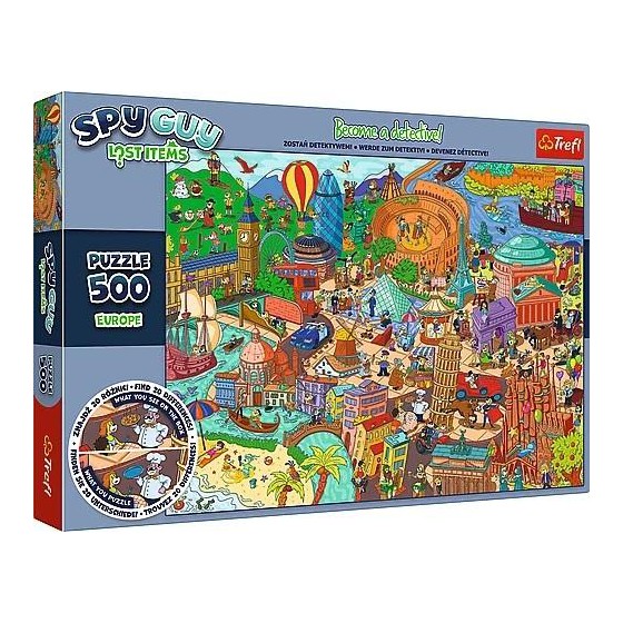 Trefl Puzzle Spy Guy Lost Items 500 el. Europa