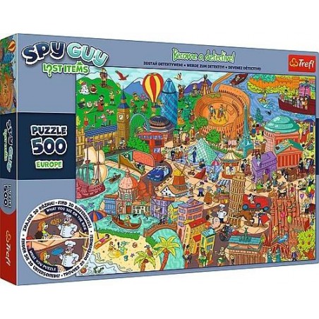 Trefl Puzzle Spy Guy Lost Items 500 el. Europa