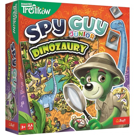 Trefl Spy Guy Junior-Familienspiel Dinosaurier