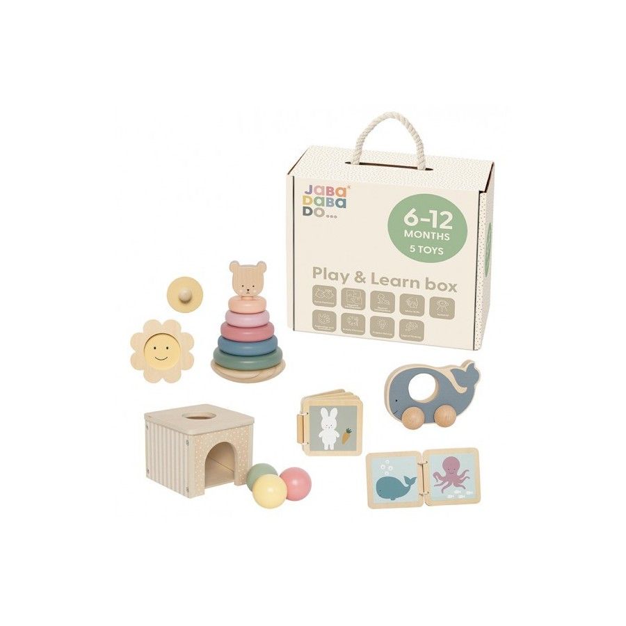 JaBaDaBaDo - Bildungs-Box 6msc + - Set von fünf Spielzeugen