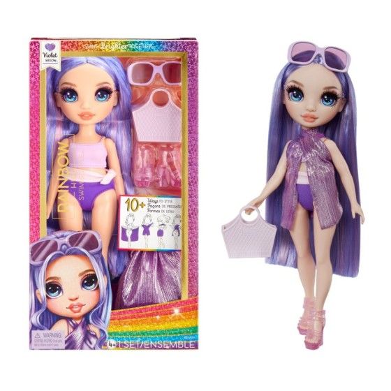 Rainbow High Zwem en stijl violet pur