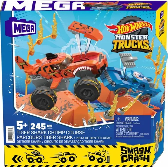 MEGA BLOKS Hot kerekek Tiger Shark HKF88 - 0194735102747