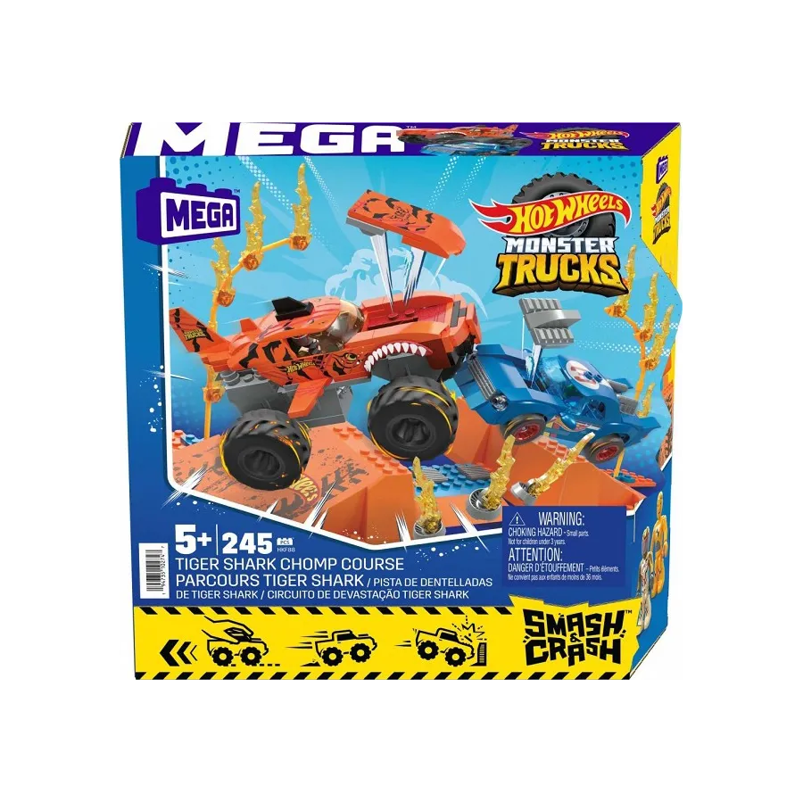 MEGA BLOKS Hot kerekek Tiger Shark HKF88 - 0194735102747