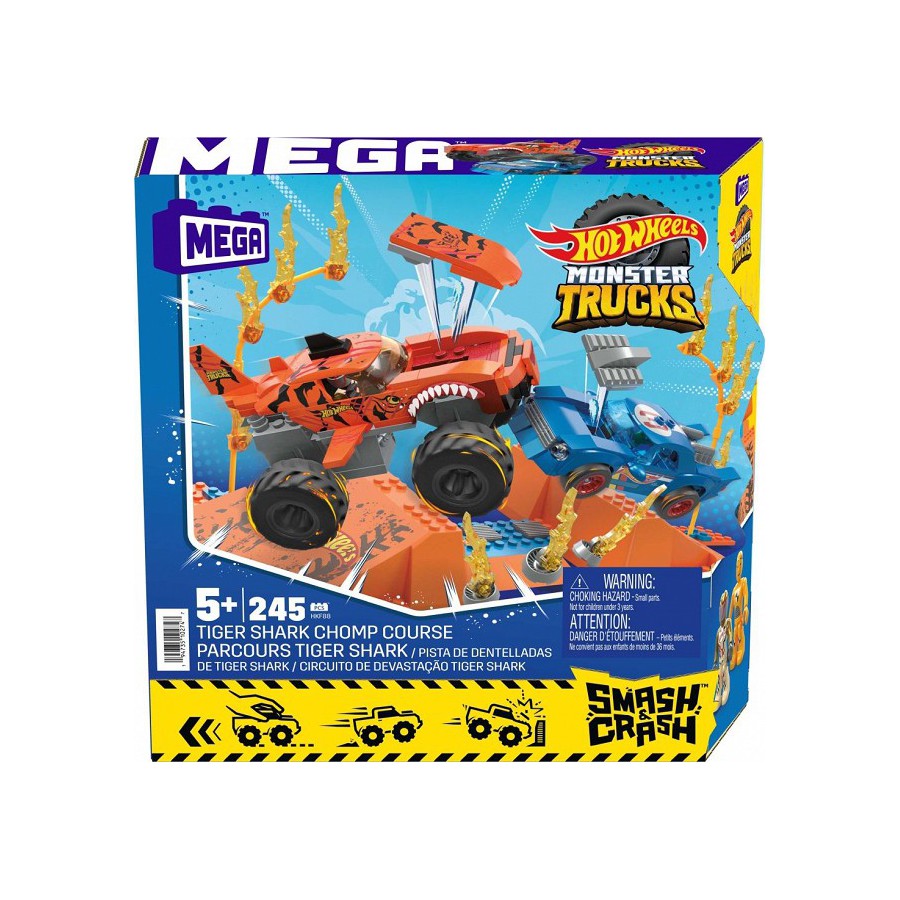 MEGA BLOKS Hot Wheels Tiger Shark HKF88 - 0194735102747