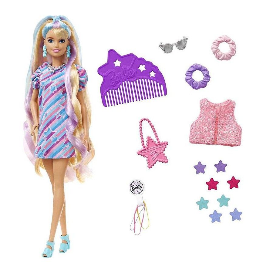 Barbie lalka Totally Hair z akcesor.mix HCM87