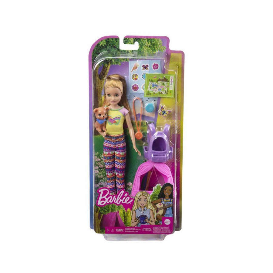 Barbie kemping siostra Barbie+zwierz HDF69 - 194735022373