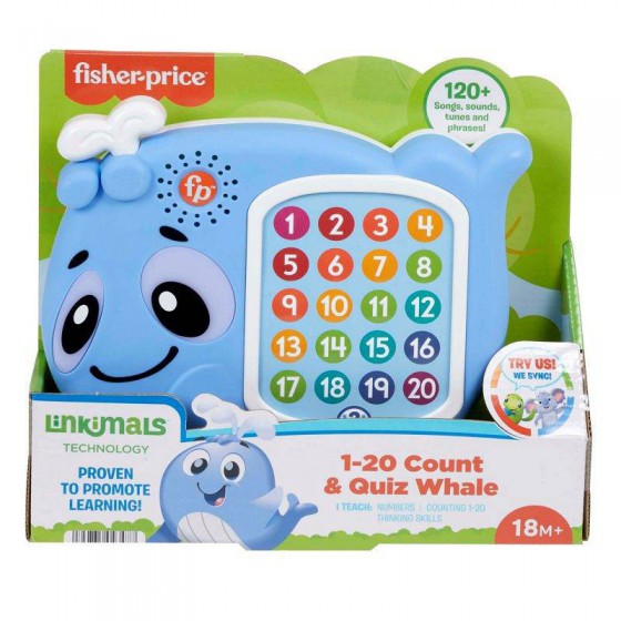 Fisher Price Linkimals interaktywny Wieloryb HJR69 -