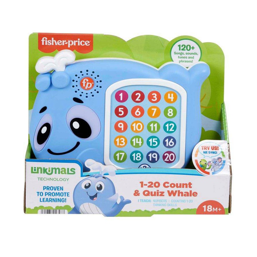 Fisher Price Linkimals interaktywny Wieloryb HJR69 -