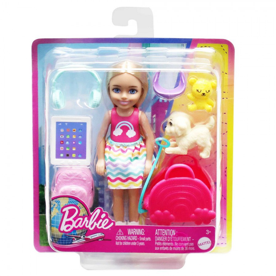 Barbie Chelsea w podróży HJY17 - 194735098132