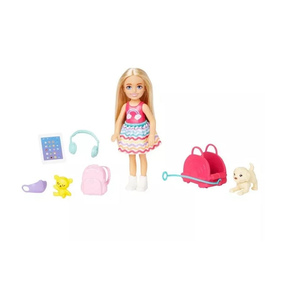 Barbie Chelsea w podróży HJY17 - 194735098132