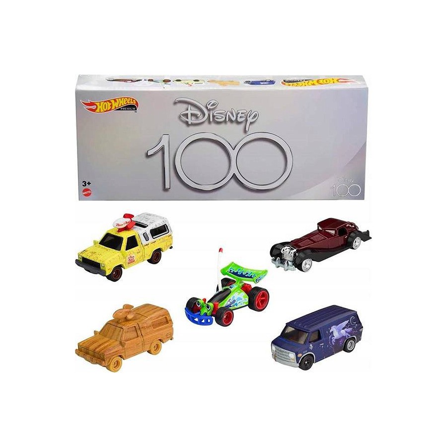 Hot Wheels Premium 5pak aut 100-lecie Disneya HKF06 -