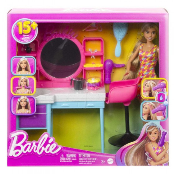 Barbie Salon fryzjerski Totally Hair HKV00 - 194735108268