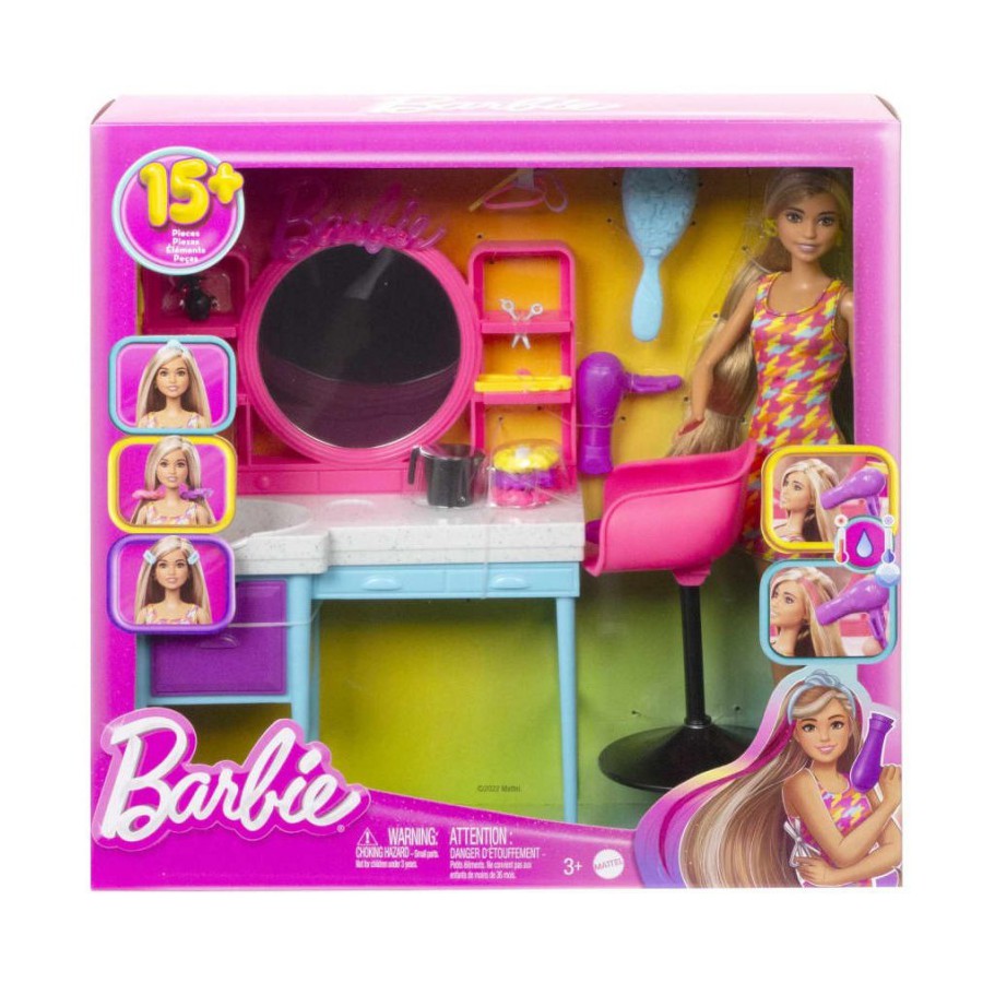 Barbie Salon fryzjerski Totally Hair HKV00 - 194735108268