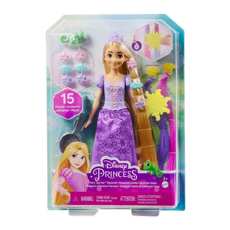 DISNEY Roszpunka Bajkowe włosy HLW18