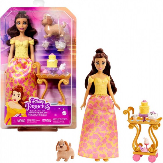 DISNEY Bella+wózek z podwieczorkiem HLW19 - 194735120475