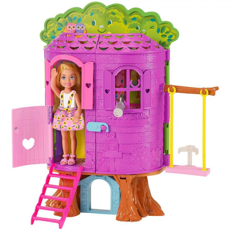 Barbie Chelsea domek na drzewie HPL70 - 194735162451