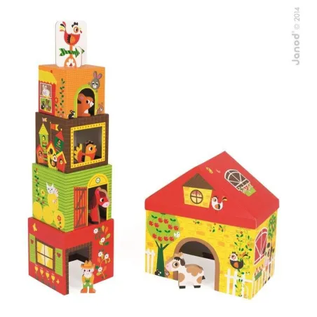 Janod Pyramid tower farm with animals