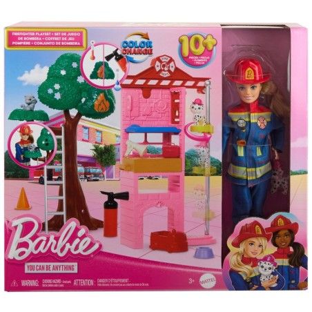 Barbie Firefighter doll HRG55 set