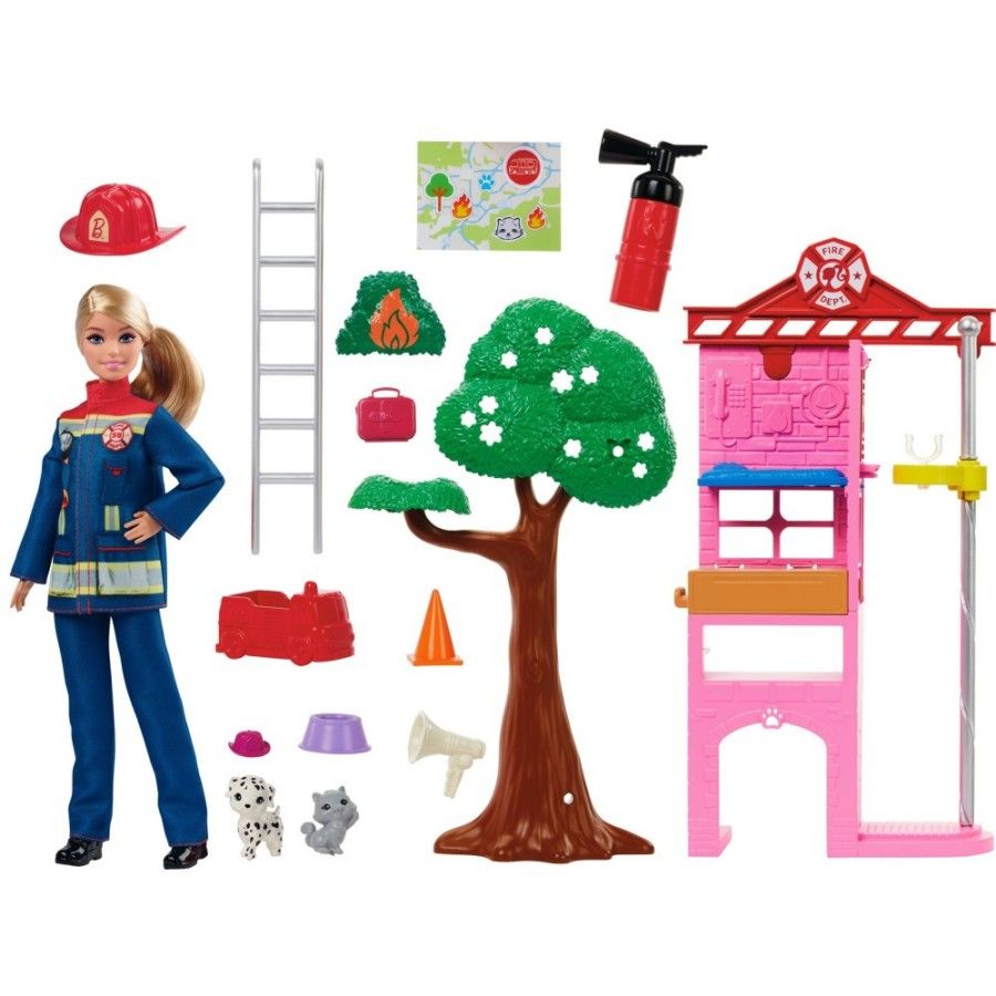 Barbie feuerwehrmann-Puppenset HRG55