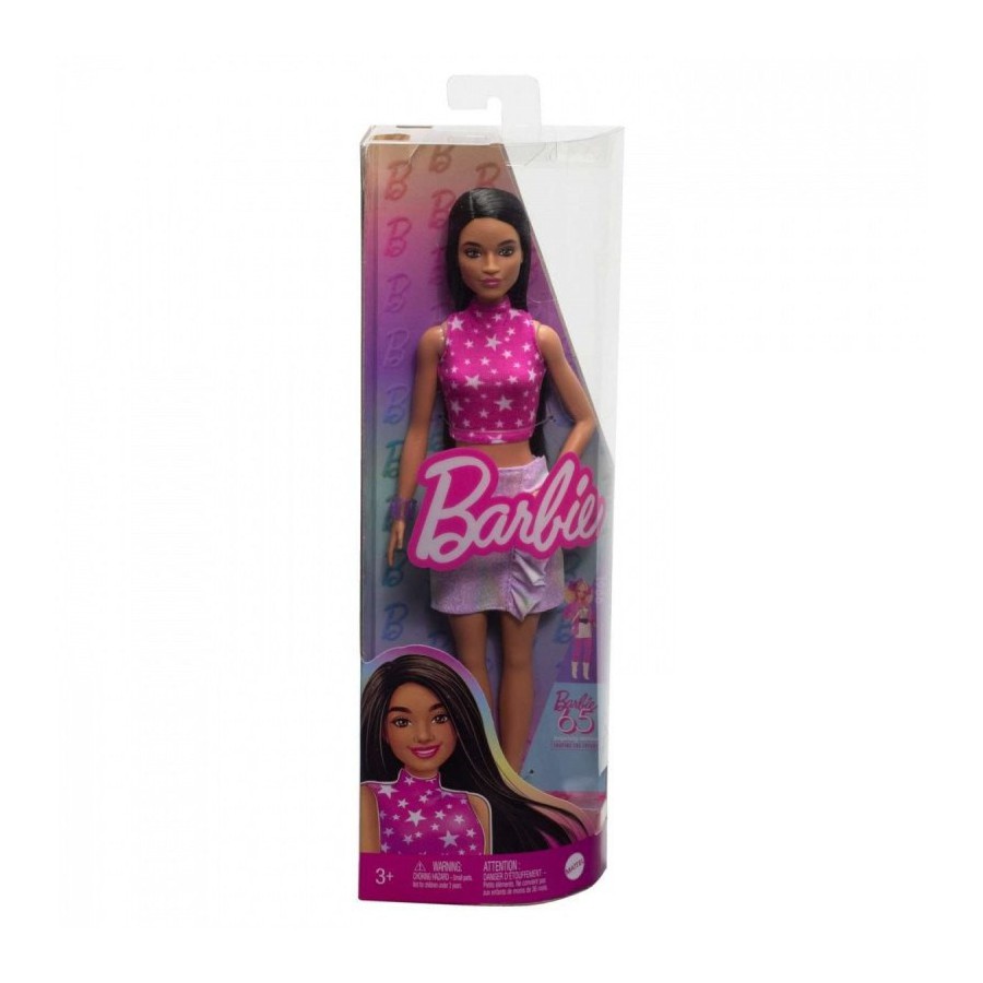 Barbie lalka Fashionistas brunetka HRH13 - 194735176700