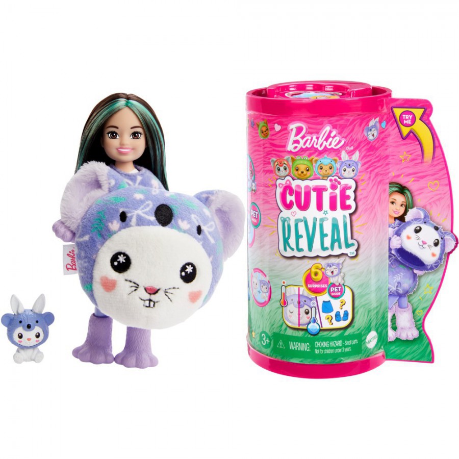 Barbie Cutie Reveal lalka Chelsea Królik-Koala HRK31 -