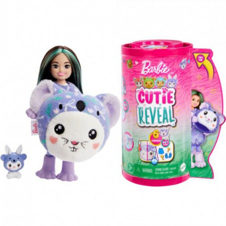 Barbie Cutie Reveal lalka Chelsea Królik-Koala HRK31