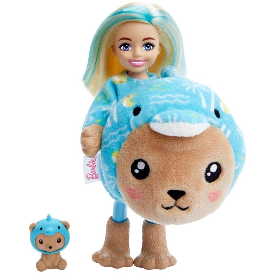 Barbie Cutie Reveal Chelsea Bär-Delphin-Puppe HRK30