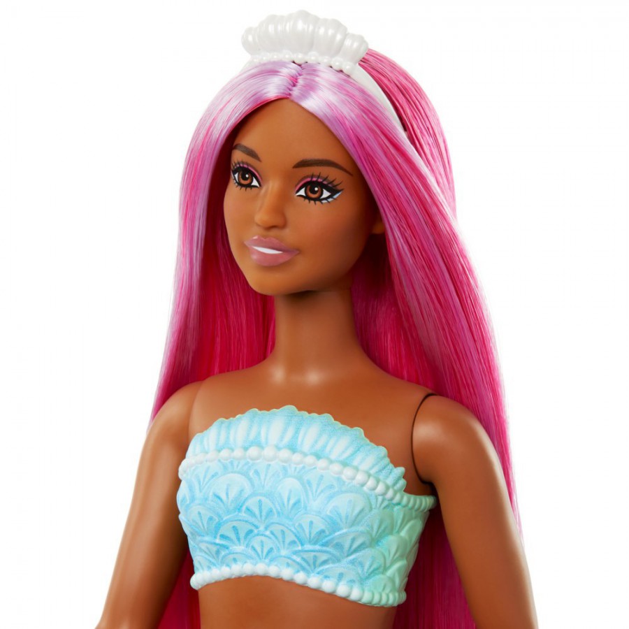 Barbie lalka Syrenka HRR04 - 194735183708