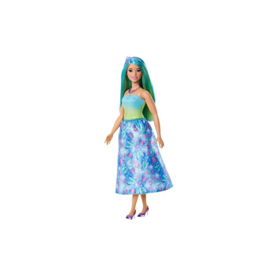 Barbie lalka w sukience HRR11 - 194735183685