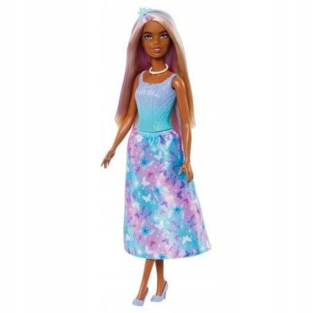 Barbie puppe in einem Kleid HRR10