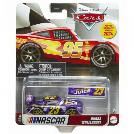 CARS Nascar autko metal fioletowy HYB65