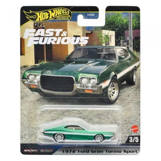 Hot Wheels Premium 1972 Ford Gran Torino HYP72 - 194735253500