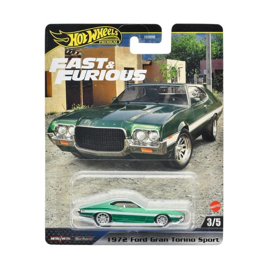 Hot Wheels Premium 1972 Ford Gran Torino HYP72 - 194735253500